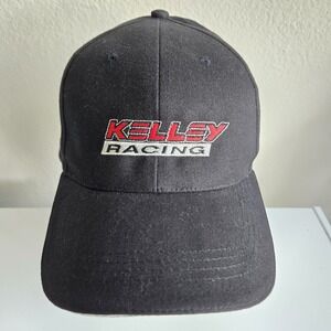 Kelley Racing Men's Hat Cap Black Strapback‎ Toppers